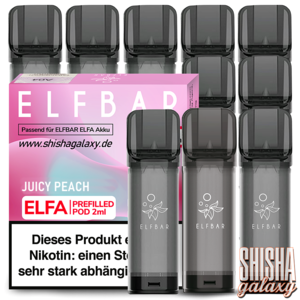 Elf Bar ELFA - Peach Ice - Liquid Pod - Nikotin 20 mg - 10er Pack