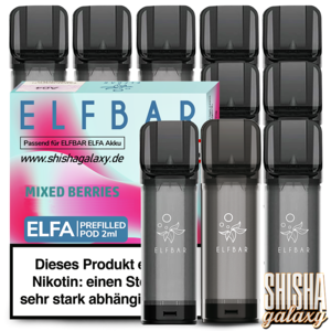 Elf Bar ELFA - Mix Berries - Liquid Pod - Nikotin 20 mg - 10er Pack (5x2er Pack)