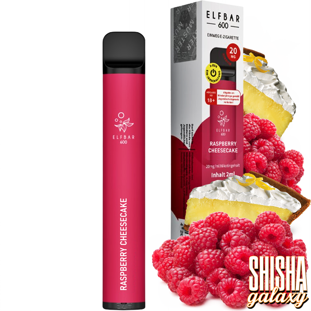 Elfbar Elfbar 600 - Raspberry Cheesecake - 600 Züge / Nikotin 20 mg - Einweg E-Zigarette Elfbar Elfbar 600 - Raspberry Cheesecake - 600 Züge / Nikotin 20 mg - Einweg E-Zigarette