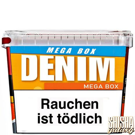 Denim Denim - Mega Box XXXL - Volumentabak / Stopftabak - Box - 240g Denim Denim - Mega Box XXXL - Volumentabak / Stopftabak - Box - 240g