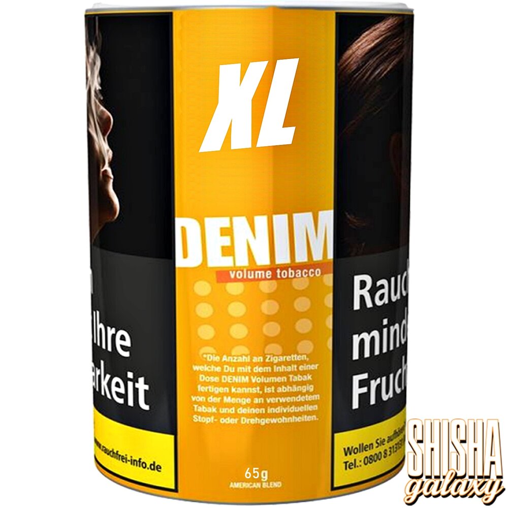 Denim Denim - XL - Volumentabak / Stopftabak - Dose - 65g Denim Denim - XL - Volumentabak / Stopftabak - Dose - 65g