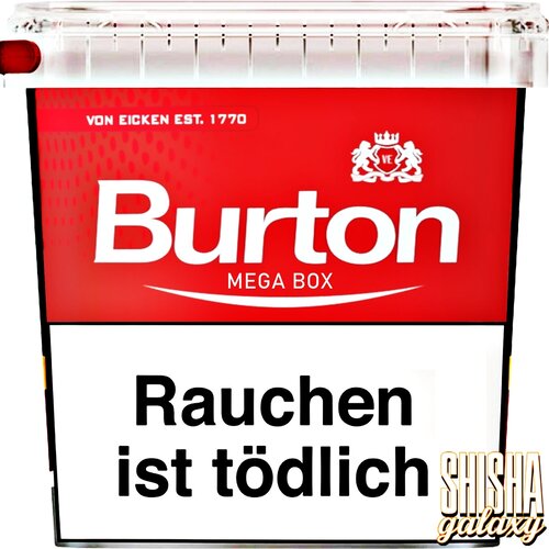 Burton Mega Box XXXL - Red - Volumentabak / Stopftabak - Box - 300g