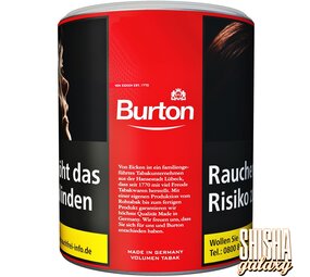 Burton XL - Red - Volumentabak / Stopftabak - Dose - 65g Burton XL - Red - Volumentabak / Stopftabak - Dose - 65g