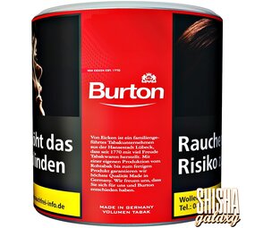 Burton L - Red - Volumentabak / Stopftabak - Dose - 43g Burton L - Red - Volumentabak / Stopftabak - Dose - 43g