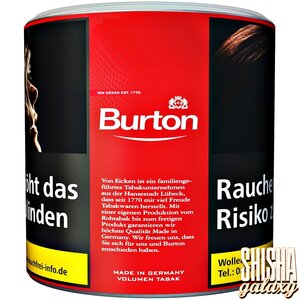 Burton L - Red - Volumentabak / Stopftabak - Dose - 43g