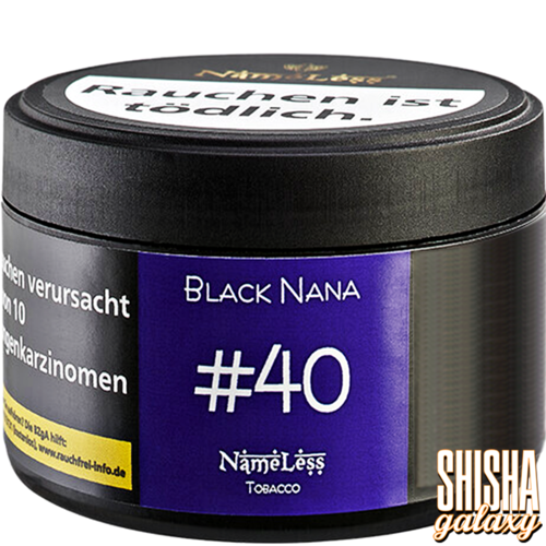 NameLess Black Nana #40 (25g) - Shisha Tabak