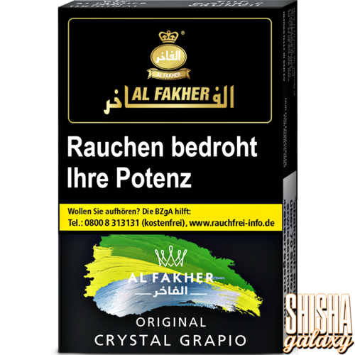 Al Fakher Al Fakher Tabak - Crystal Grapio (25g) - Shisha Tabak