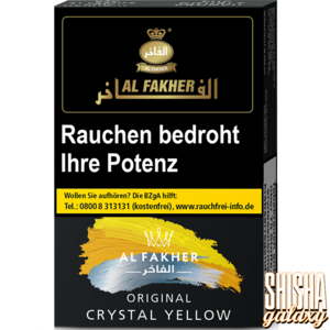 Al Fakher Crystal Yellow (25g) - Shisha Tabak