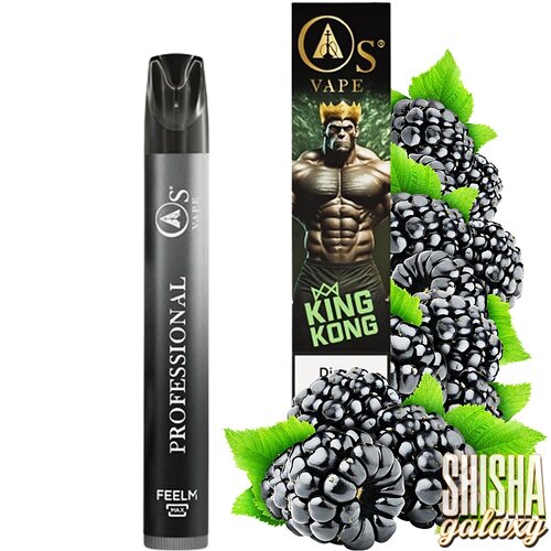 O´s Vape O´s Vape - King Kong - 10er Packung / Display (Sparset) - Einweg E-Shisha - 750 Züge / Nikotin 20 mg