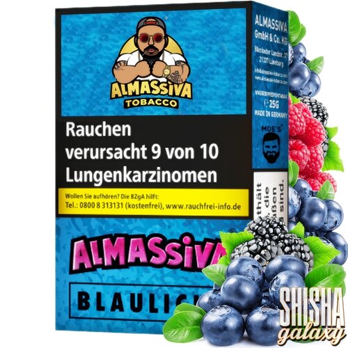 Al Massiva Blaulicht (25g) - Shisha Tabak