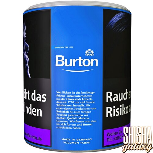 Burton Burton - Blue - XL - Volumentabak / Stopftabak - Dose - 65g