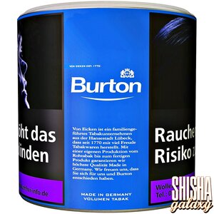 Burton L - Blue - Volumentabak / Stopftabak - Dose - 43g