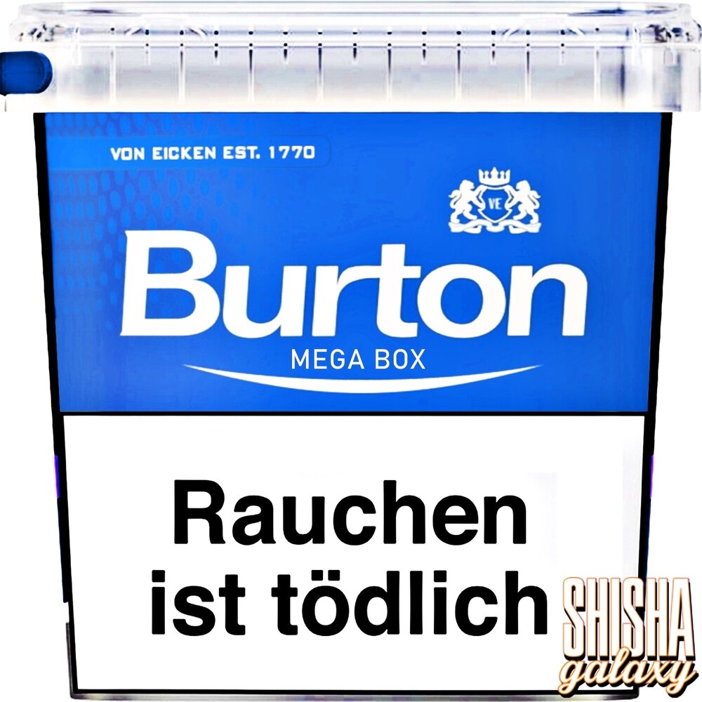 Burton Burton - Mega Box XXXL - Blue - Volumentabak / Stopftabak - Box - 300g Burton Burton - Mega Box XXXL - Blue - Volumentabak / Stopftabak - Box - 300g