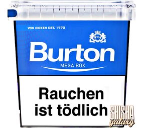 Burton Mega Box XXXL - Blue - Volumentabak / Stopftabak - Box - 300g Burton Mega Box XXXL - Blue - Volumentabak / Stopftabak - Box - 300g