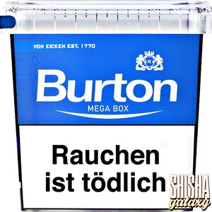 Burton Mega Box XXXL - Blue - Volumentabak / Stopftabak - Box - 300g