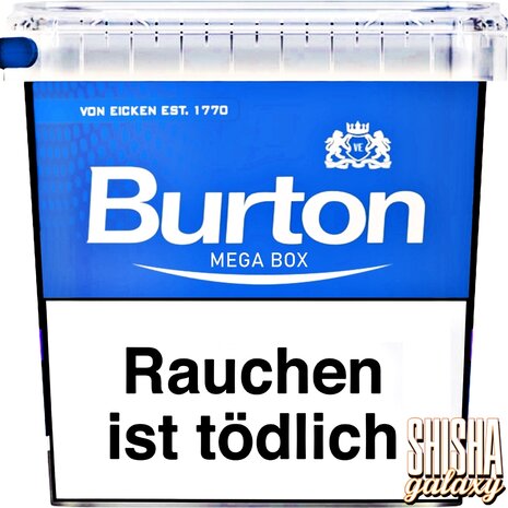 Burton Burton - Mega Box XXXL - Blue - Volumentabak / Stopftabak - Box - 300g Burton Burton - Mega Box XXXL - Blue - Volumentabak / Stopftabak - Box - 300g