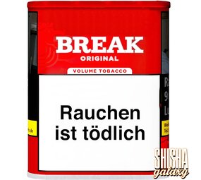 Break Original Red - Volumentabak / Stopftabak - Dose - 53g Break Original Red - Volumentabak / Stopftabak - Dose - 53g