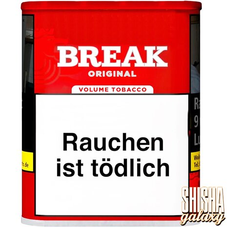 Break Break - Original Red - Volumentabak / Stopftabak - Dose - 53g