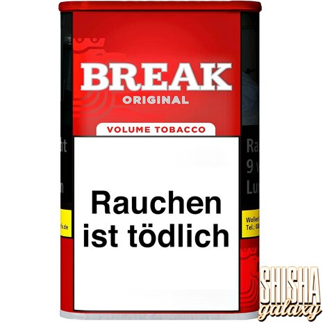Break Break - Original Red - Volumentabak / Stopftabak - Dose - 65g
