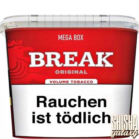 Break Break - Original Red - Volumentabak / Stopftabak - Box - 150g Break Break - Original Red - Volumentabak / Stopftabak - Box - 150g