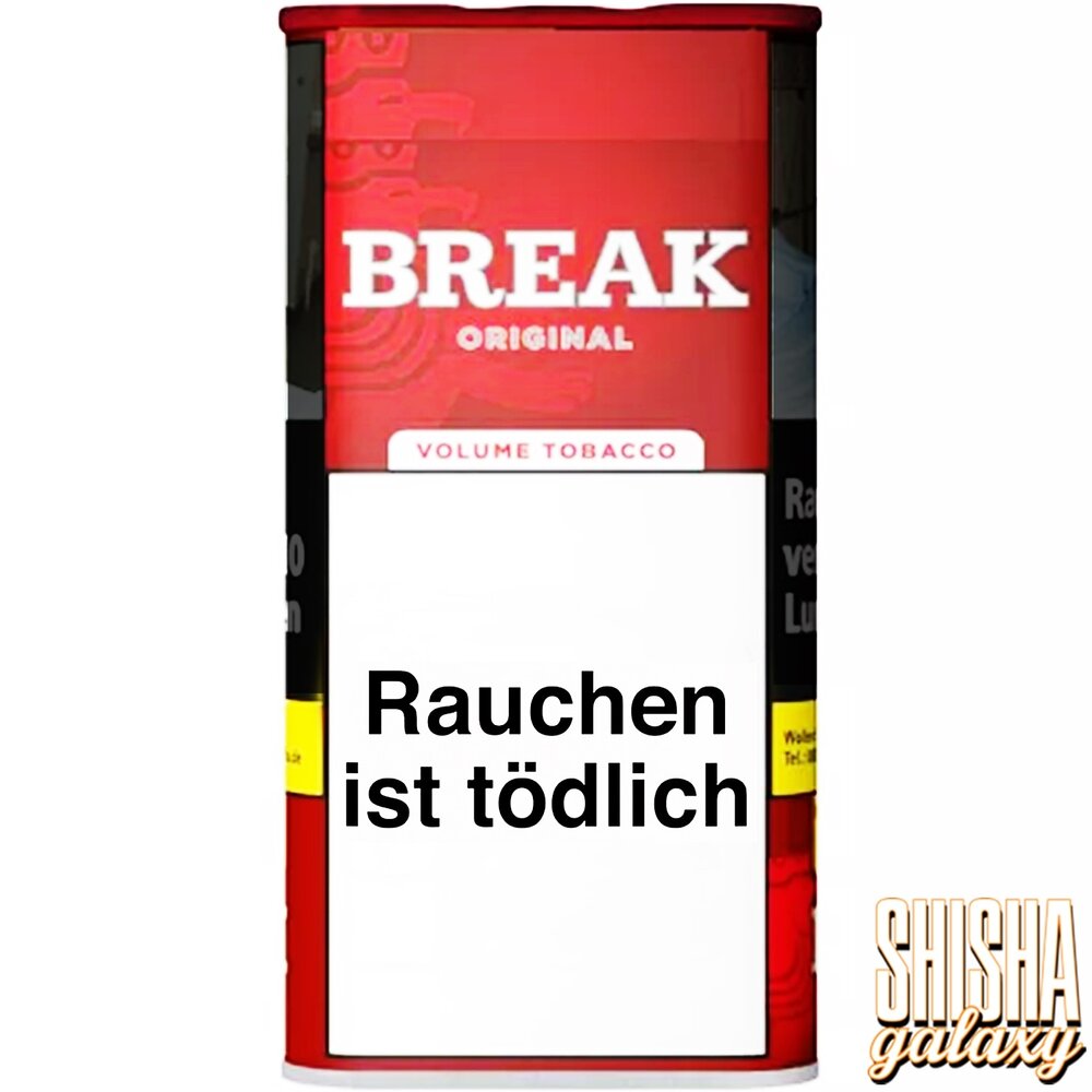 Break Break - Original Red - Volumentabak / Stopftabak - Dose - 100g Break Break - Original Red - Volumentabak / Stopftabak - Dose - 100g