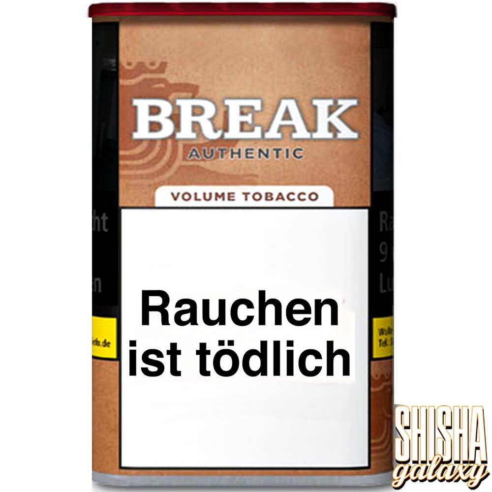 Break Break - Authentic - Volumentabak / Stopftabak - Dose - 65g Break Break - Authentic - Volumentabak / Stopftabak - Dose - 65g