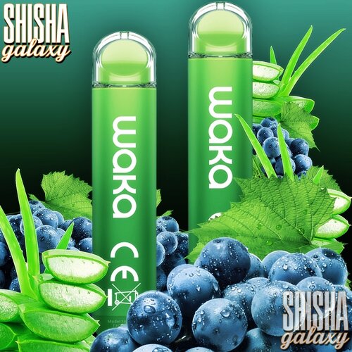 Waka Waka Vape - Aloe Grape - "SoREAL Edition" - Einweg E-Shisha - 600 Züge / Nikotin 18 mg