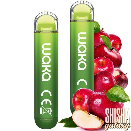 Waka Waka Vape - Double Apple - "SoREAL Edition" - Einweg E-Shisha - 600 Züge / Nikotin 18 mg