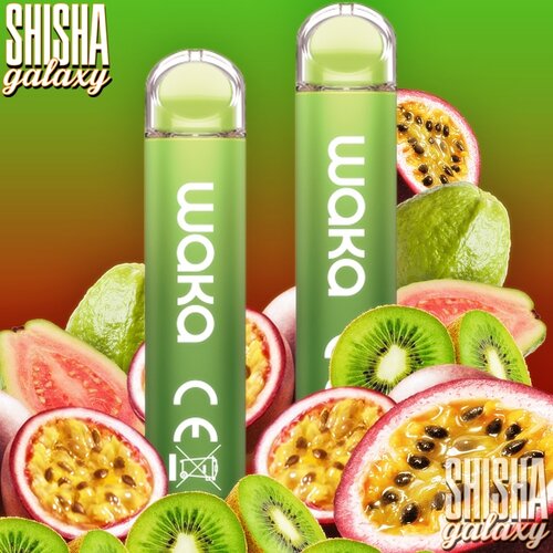 Waka Waka Vape - Kiwi Passion Guava - "SoREAL Edition" - Einweg E-Shisha - 600 Züge / Nikotin 18 mg