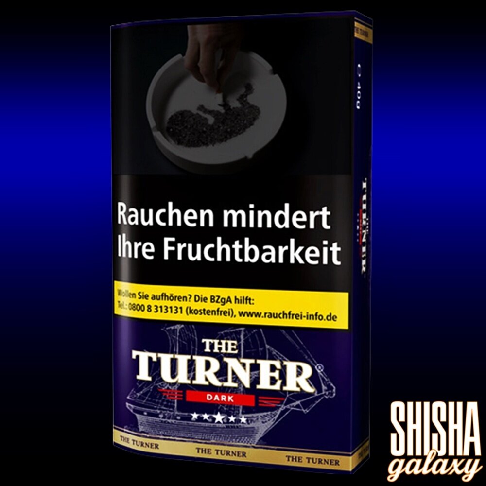 The Turner The Turner - Dark - Zware Shag - Feinschnitttabak - Pouch - 40g The Turner The Turner - Dark - Zware Shag - Feinschnitttabak - Pouch - 40g