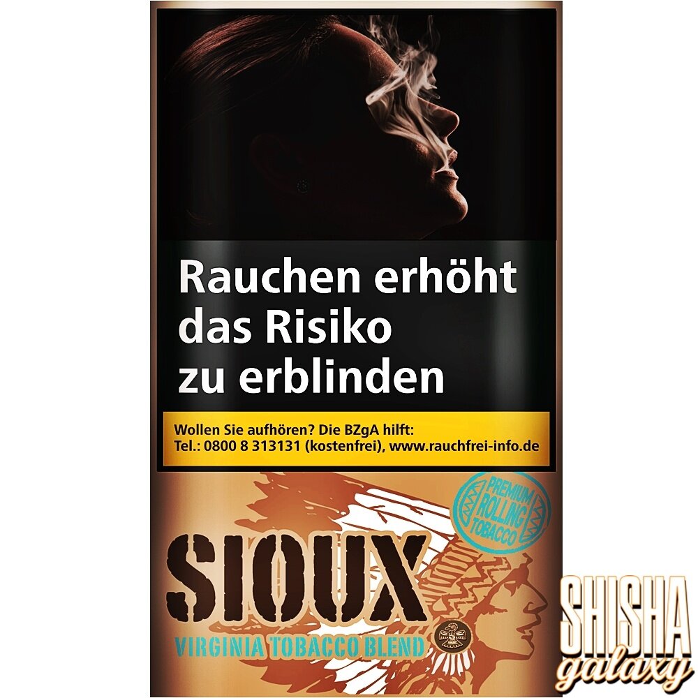 Sioux Sioux - Blue - Virginia - Feinschnitttabak - Pouch - 30g Sioux Sioux - Blue - Virginia - Feinschnitttabak - Pouch - 30g