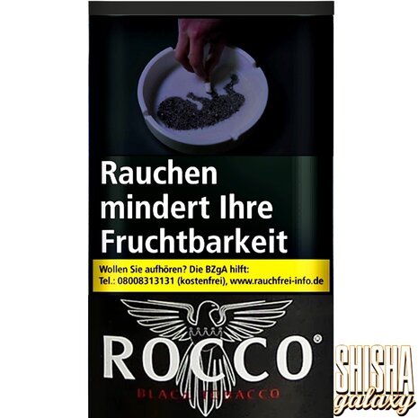 Rocco Rocco - Black Tobacco - Feinschnitttabak - Pouch - 38g Rocco Rocco - Black Tobacco - Feinschnitttabak - Pouch - 38g