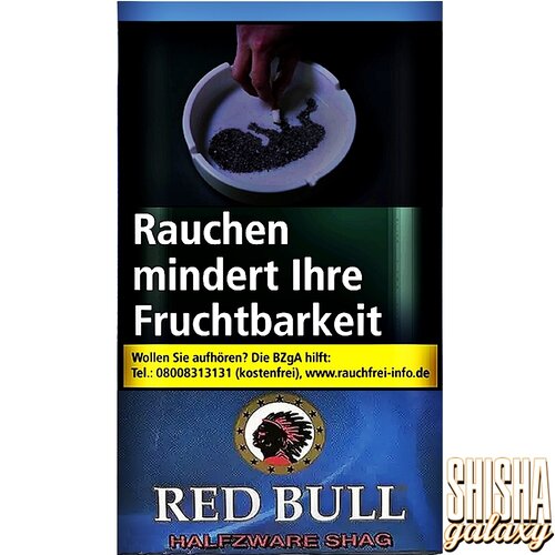 Red Bull Poeschl Halfzware Shag - Feinschnitttabak - Pouch - 40g