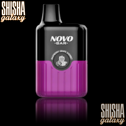 Smok Smok Vape - Novo Bar - Raspberry Grape Sherbet - Einweg E-Shisha - 600 Züge / Nikotin 20 mg