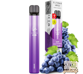 Elf Bar 600 V2 Grape - 600 Züge / Nikotin 20 mg