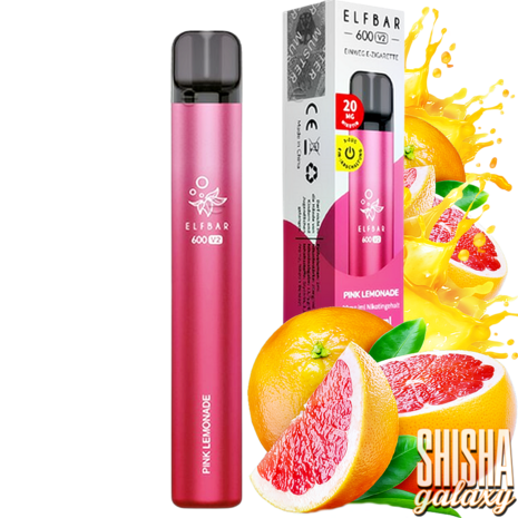 Elf Bar 600 V2 Elfbar 600 V2 - Pink Lemonade - 600 Züge / Nikotin 20 mg - Einweg E-Zigarette Elf Bar 600 V2 Elfbar 600 V2 - Pink Lemonade - 600 Züge / Nikotin 20 mg - Einweg E-Zigarette