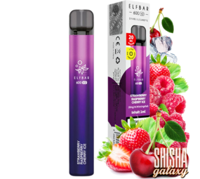 Elf Bar 600 V2 Strawberry Raspberry Cherry Ice - 600 Züge / Nikotin 20 mg