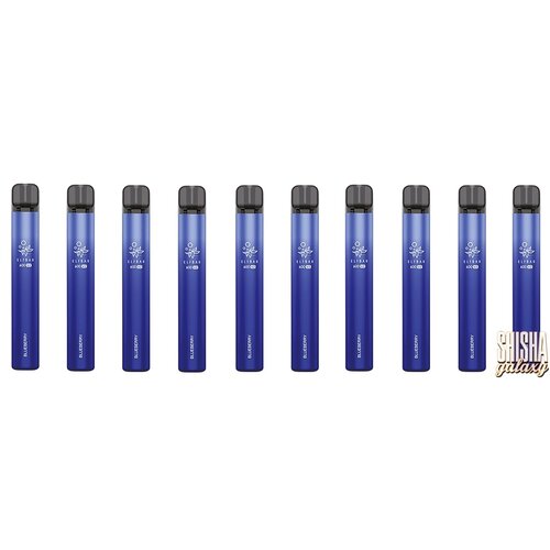 Elf Bar 600 V2 Elf Bar V2 - Blueberry - 10er Packung / Display (Sparset) - Einweg E-Shisha - 600 Züge / Nikotin 20 mg
