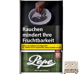 Pepe Dark Green - Feinschnitttabak - Pouch - 30g Pepe Dark Green - Feinschnitttabak - Pouch - 30g