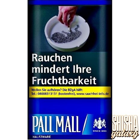 Pall Mall Pall Mall - Blau - Halfzware - Feinschnitttabak - Pouch - 30g Pall Mall Pall Mall - Blau - Halfzware - Feinschnitttabak - Pouch - 30g