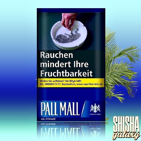 Pall Mall Pall Mall - Blau - Halfzware - Feinschnitttabak - Pouch - 30g Pall Mall Pall Mall - Blau - Halfzware - Feinschnitttabak - Pouch - 30g