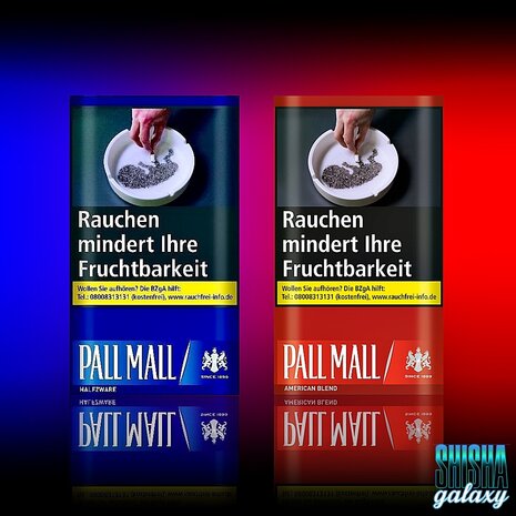 Pall Mall Pall Mall - Blau - Halfzware - Feinschnitttabak - Pouch - 30g Pall Mall Pall Mall - Blau - Halfzware - Feinschnitttabak - Pouch - 30g
