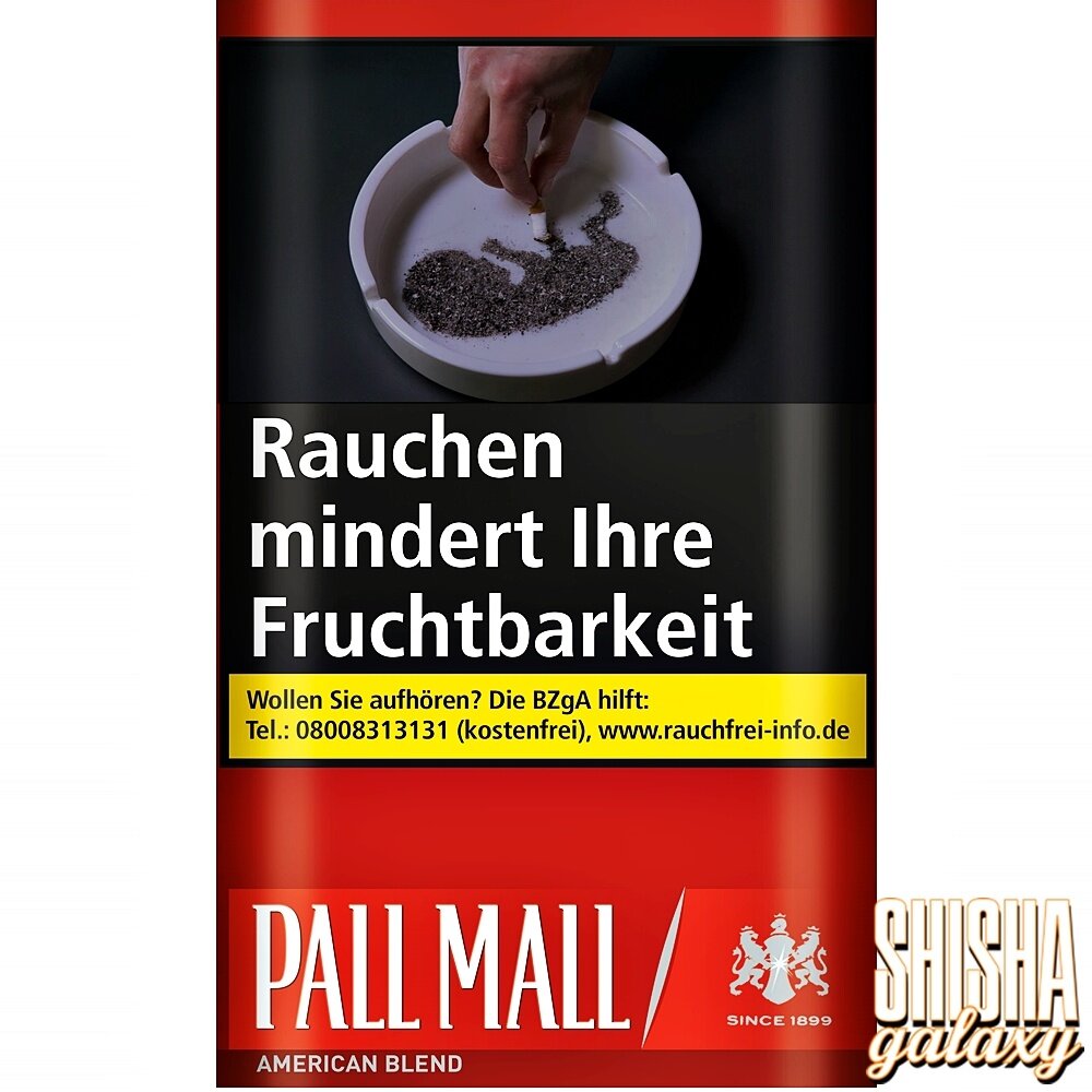 Pall Mall Pall Mall - Rot - American Blend - Feinschnitttabak - Pouch - 30g Pall Mall Pall Mall - Rot - American Blend - Feinschnitttabak - Pouch - 30g