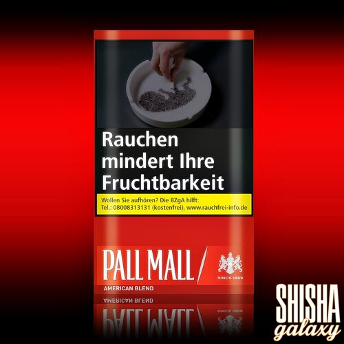 Pall Mall Pall Mall - Rot - American Blend - Feinschnitttabak - Pouch - 30g