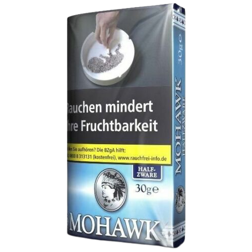 Mohawk Mohawk - Blue - Halfzware - Feinschnitttabak - Pouch - 30g