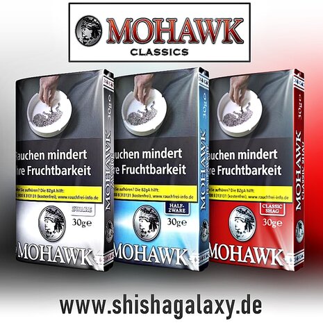 Mohawk Mohawk - Red - Classic Shag - Feinschnitttabak - Pouch - 30g Mohawk Mohawk - Red - Classic Shag - Feinschnitttabak - Pouch - 30g