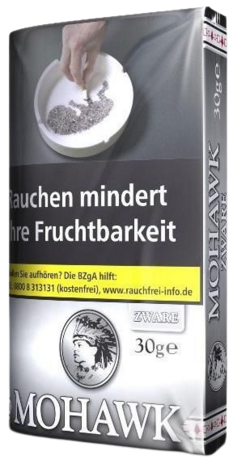 Mohawk Mohawk - Silver - Zware - Feinschnitttabak - Pouch - 30g Mohawk Mohawk - Silver - Zware - Feinschnitttabak - Pouch - 30g