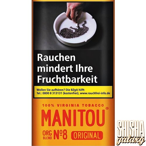 Manitou Org. Blend - Gold No.8 - Feinschnitttabak - Pouch - 30g