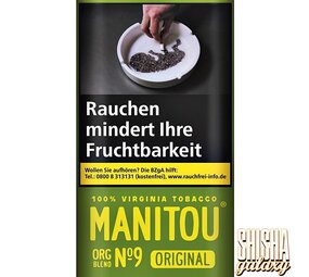 Manitou Org. Blend - Green No.9 - Feinschnitttabak - Pouch - 30g Manitou Org. Blend - Green No.9 - Feinschnitttabak - Pouch - 30g