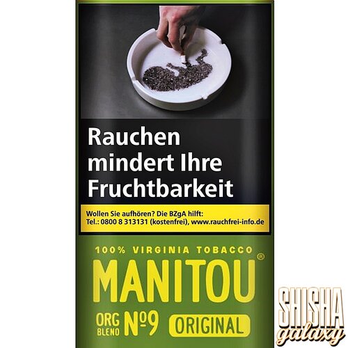 Manitou Org. Blend - Green No.9 - Feinschnitttabak - Pouch - 30g